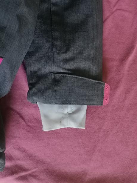 Šedá lyžiarska bunda v. 116/122, authority,116