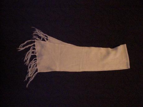 Biely detský šál stredne teplý, 110