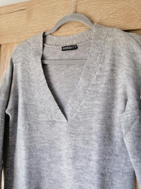 Dámsky sivý sveter, kik,36