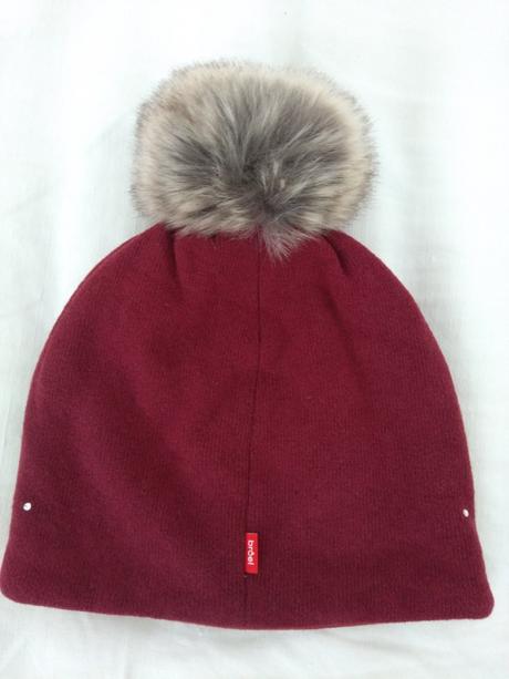 Zimná čiapka bordová, 128