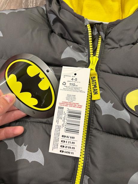 F&f nova zimna batman vetrovka na 4-5 rokov, f&f,110
