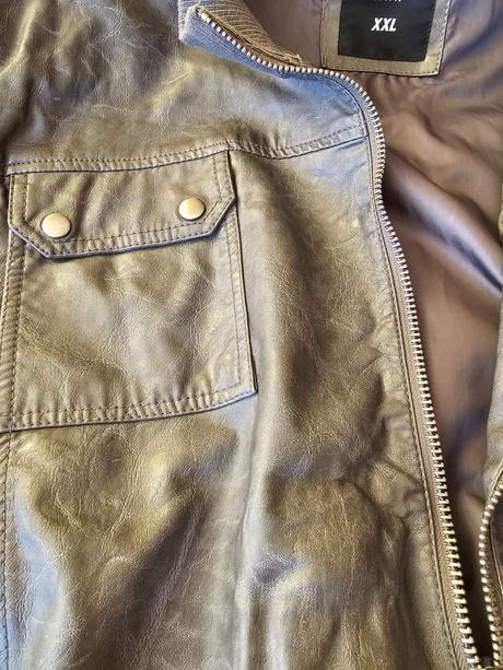 Koženková pánska bunda identic, xxl