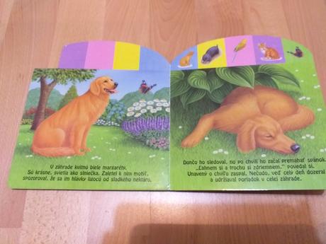 Detská knižka dubček stráži záhradu, 