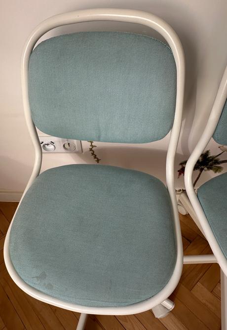 Ikea iörfjäll detská stolicka biela svetl.,