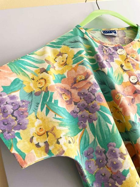 Kvetované tričko, xl