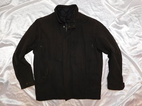 Luxusna panska bunda s odonimatelnou vestou, xl