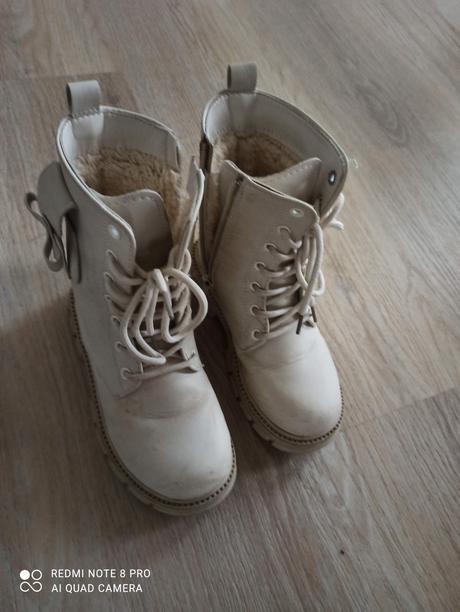 Teplé krémové čižmičky veľ.33, 33