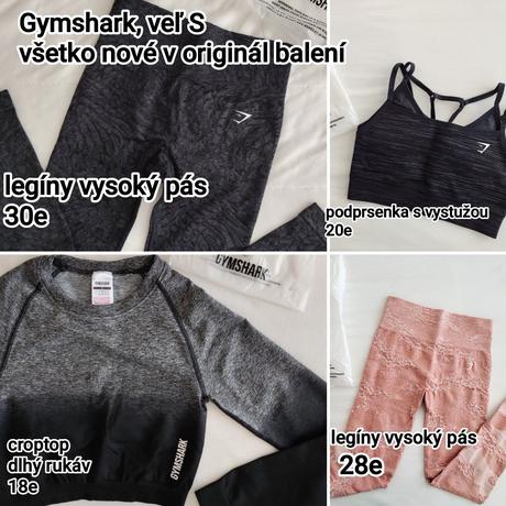 Gymshark oblečenie xs,s nové, s / xs