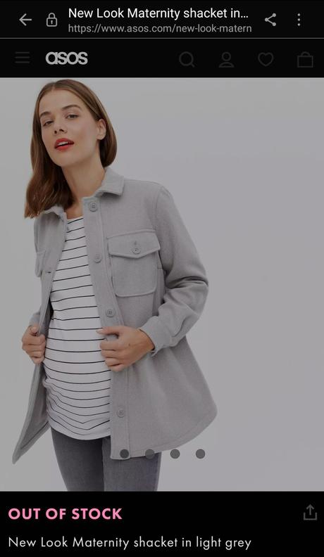 Tehotensky / oversize kabatik shaket, new look,44