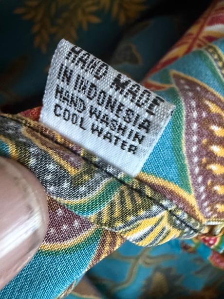 Hodvabne kvetovane boho saty z indonezie kvalitna,