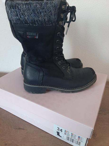 Vysoké čižmičky na zateplené na zips, nelli blu,34