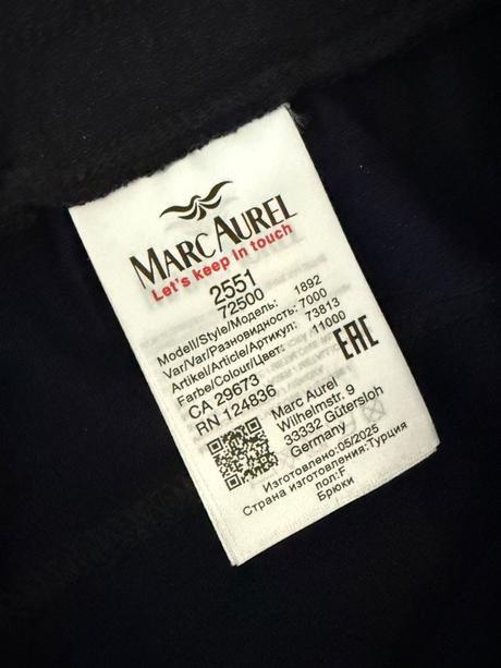 Tenké nohavice marc aurel, l