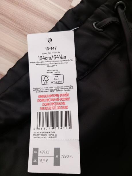 Nohavice, f&f,164
