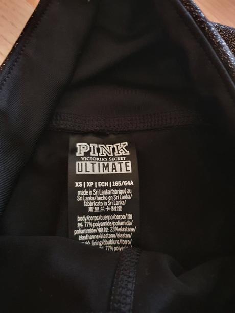 Victoria's secret roztrhané legíny trblietavé, xs
