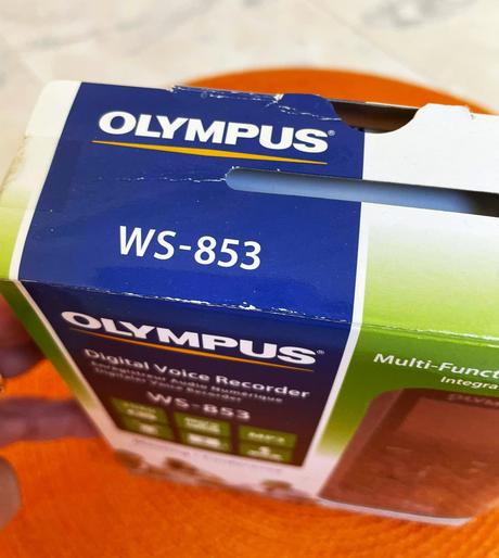 Digitálny diktafón olympus ws-853, olympus