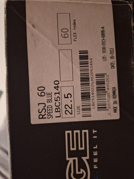 Lyžiarky lange rsj 60, č 35, 22.5 / 268mm /, 34