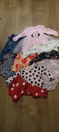 Balík dievča h&m, lindex a iné veľkosť 74, 68–80