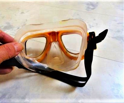 Potápačske okuliare s trubičkou,