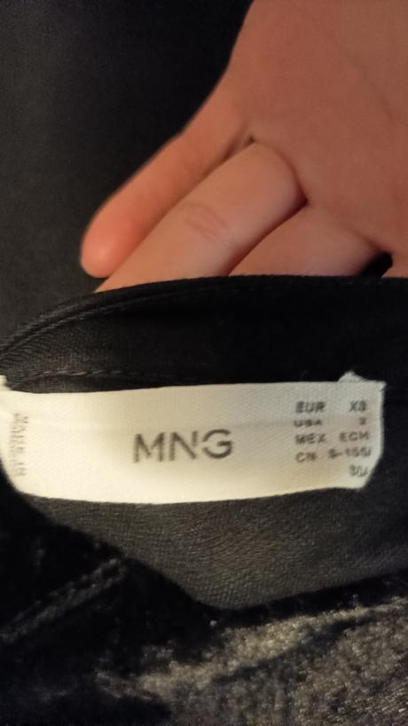 Čierne šaty, mango,xs