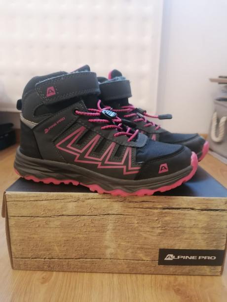 Krásne zimné topánky pre dievčatá alpine pro, alpine pro,35