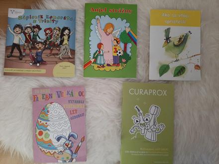 Rozne nepouzite omalovanky,