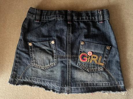 Riflová suknička., 128