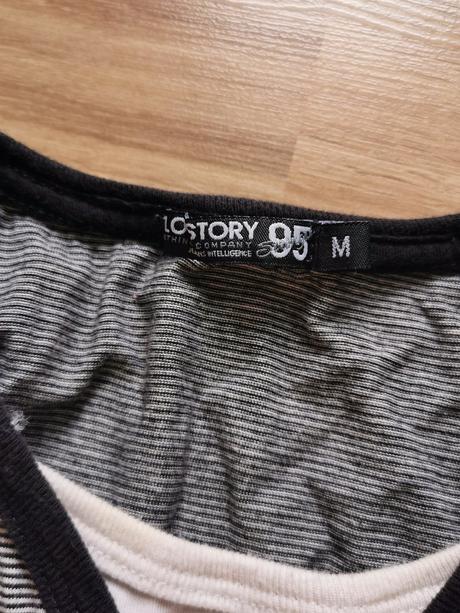 Dámske pásikavé tričko m, glo-story,m