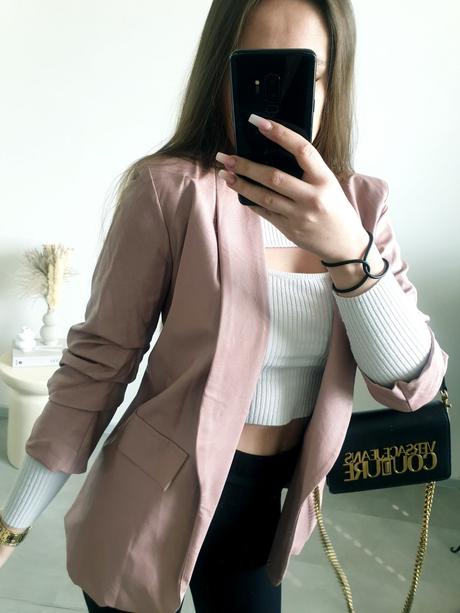 Koženkové sako s, s