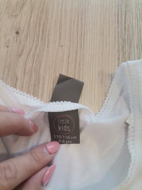 2 x biele dievčenské tielko, pepco,110 / 116