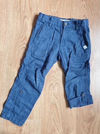 Ľanové nohavice, h&m,110