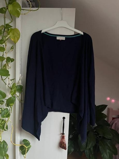 Modrý sveter/ dámsky modrý kardigán, john lewis,xxxl