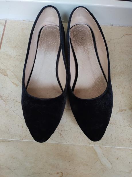 Semišové balerínky, 40