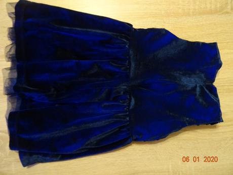 Zamatové šatičky, name it,98