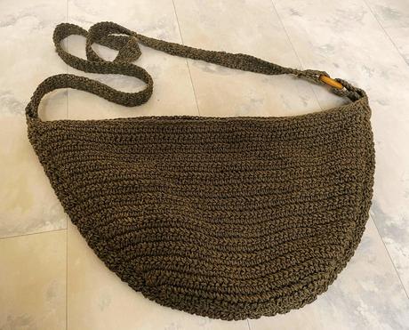 Naturálna taška crossbody, 