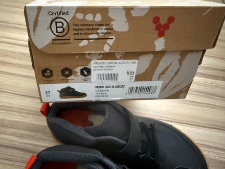 Vivo primus ludo hi obsidian, vivobarefoot,37