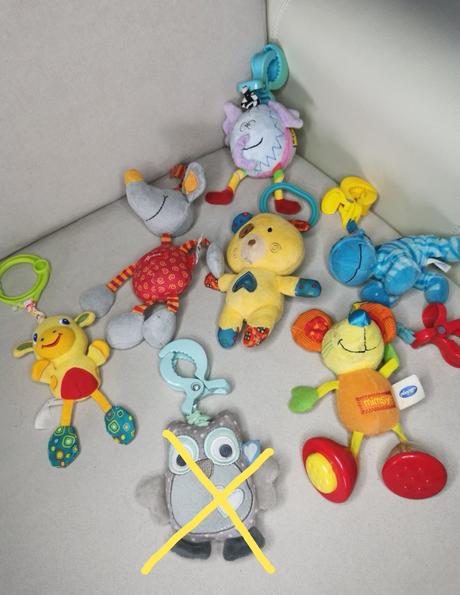 Závesné hračky na kočík/postieľku, 