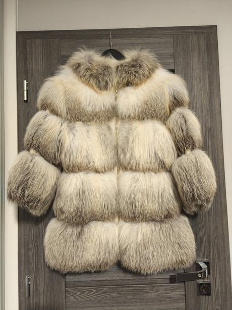 Luxusny kozuch z finskej lisky flo&clo, s