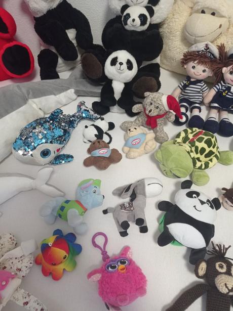 Mega set plyšových hračiek top stav, 