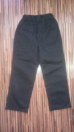 Cierne pasikave nohavice 98/104, 104