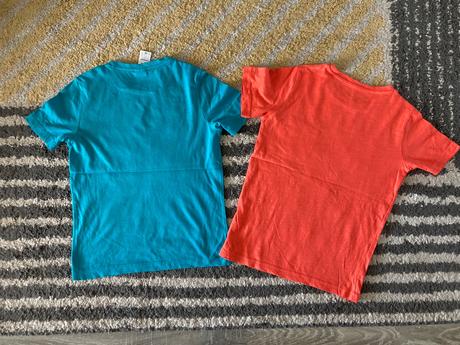 Tričká červené a dino, lindex,128