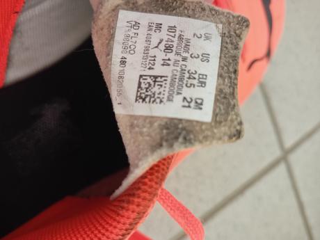 Kopačky zn. puma, veľ. 34,5, puma,34