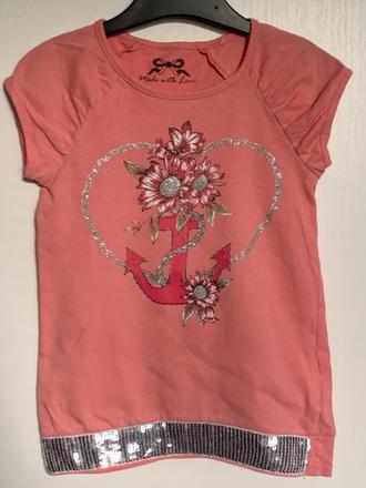 Ružové tričko s kotvou, 104