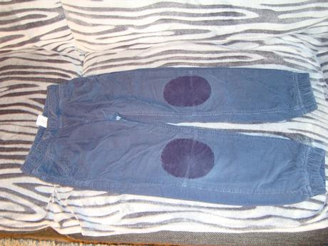 Menžestráky podšité bavlnkou, palomino,116