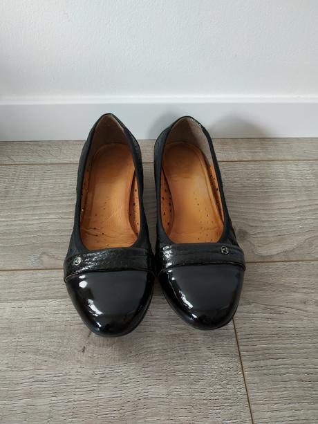 Kozene topanky cierne lesk, vel. 38, 38