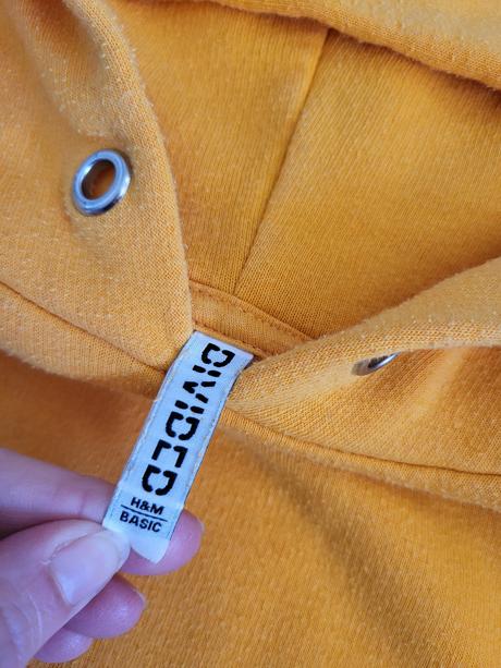 M mikina oversize, h&m,m