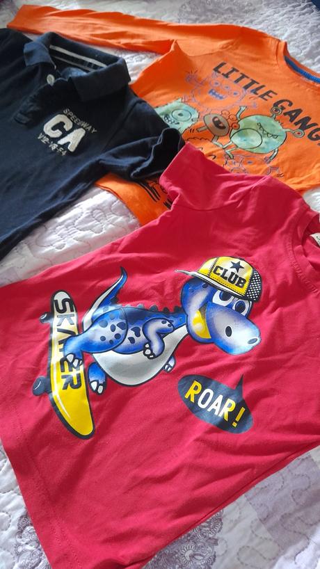 Trička 122 balik, 122–134