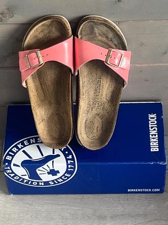 Koralové šľapky birkenstock (model madrid), 37