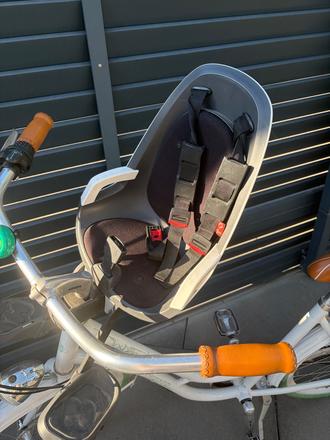 Sedacka na bicykel dopredu, 