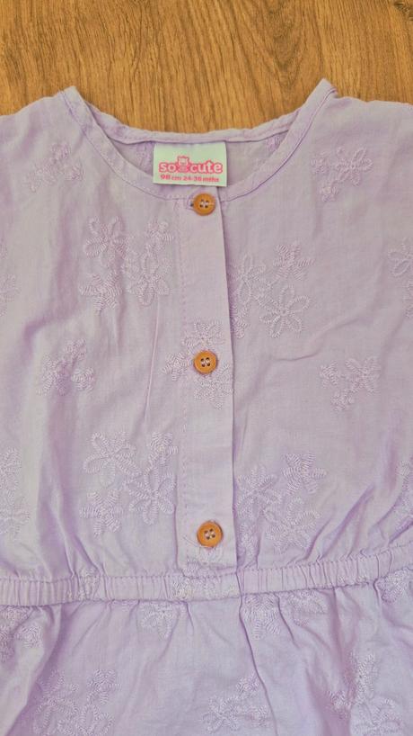 Šaty letné vyšívané kvetinky, pepco,98