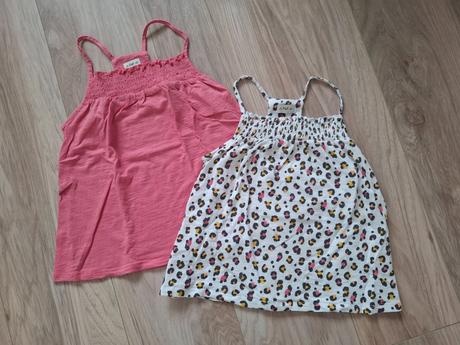 2x bavlnený top, zn. f&f, veľ. 134 (8-9r), f&f,134